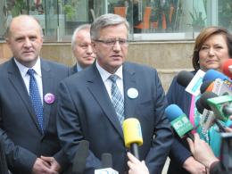 Prezydent Bronisław Komorowski z wizytą w Opolu