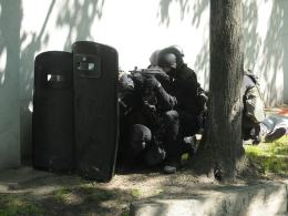 Strzelanina, pożar i akcja antyterrorystów. Ćwiczenia w centrum Opola.