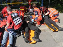 Strzelanina, pożar i akcja antyterrorystów. Ćwiczenia w centrum Opola.