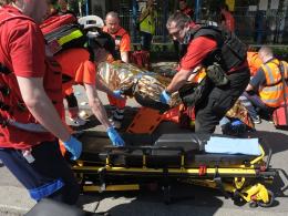 Strzelanina, pożar i akcja antyterrorystów. Ćwiczenia w centrum Opola.