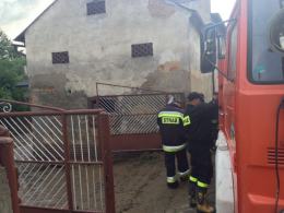 Oberwanie chmury nad Głuchołazami. Zalane posesje i sklepy.