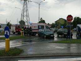 Wypadek w Żłobiźnie, 3 osoby w szpitalu