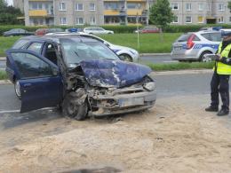 Trzy osoby ranne w wypadku na Alei Witosa