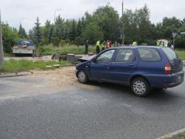 Trzy osoby ranne w wypadku na Alei Witosa