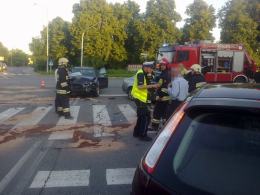 Kierowca audi sprawcą zderzenia na skrzyżowaniu