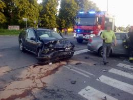 Kierowca audi sprawcą zderzenia na skrzyżowaniu