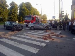 Kierowca audi sprawcą zderzenia na skrzyżowaniu
