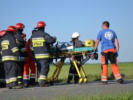 Dwie osoby ranne po wypadku motocykla pod Brzegiem