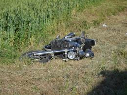 Dwie osoby ranne po wypadku motocykla pod Brzegiem