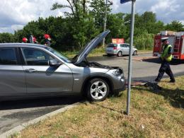 73-letnia kobieta spowodowała wypadek na ul. Krapkowickiej