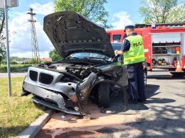 73-letnia kobieta spowodowała wypadek na ul. Krapkowickiej