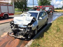 73-letnia kobieta spowodowała wypadek na ul. Krapkowickiej