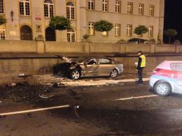 Czołowe zderzenie w Prudniku. Sprawca miał 1,5 promila.