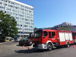 Alarm bombowy w biurowcu przy ul. Ozimskiej