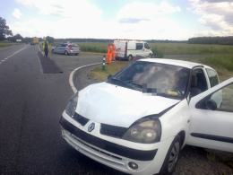 Wypadek podczas wyprzedzania w Jełowej