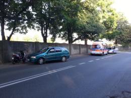 Kompletnie pijany motorowerzysta wpadł w ręce policji