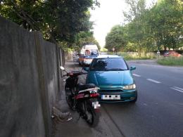 Kompletnie pijany motorowerzysta wpadł w ręce policji