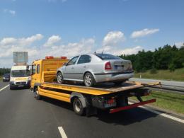 Karambol czterech aut na autostradzie A4