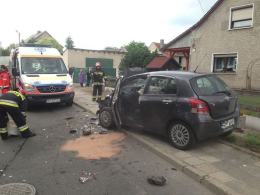 Pijany kierowca uciekł po wypadku. Miał 2,6 promila.