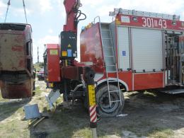 Strażacy wyłowili z kamionki Silesia samochód osobowy