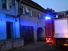Pożar mieszkania w Niemodlinie