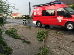 Ponad 100 interwencji strażaków po burzach nad Opolszczyzną