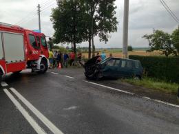 Pijany kierowca sprawcą czołowego zderzenia w Skarbiszowie