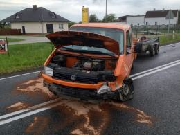 Pijany kierowca sprawcą czołowego zderzenia w Skarbiszowie