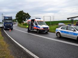 Pijany kierowca sprawcą czołowego zderzenia w Skarbiszowie