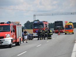 Zderzenie podczas wyprzedzania na obwodnicy Opola