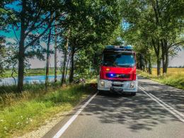 Renault dachowało pod Byczyną
