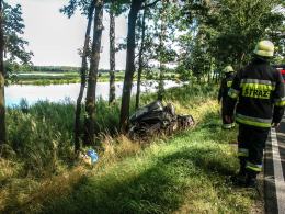 Renault dachowało pod Byczyną