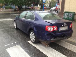 Wypadek na ul. Katowickiej, dwie osoby są ranne