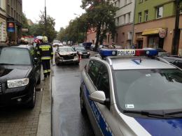 Wypadek na ul. Katowickiej, dwie osoby są ranne