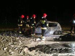 Renault clio zapaliło się podczas jazdy