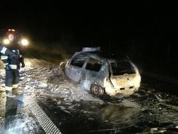 Renault clio zapaliło się podczas jazdy