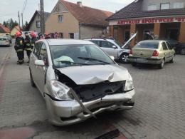 Zderzenie trzech aut w Dobrzeniu Wielkim