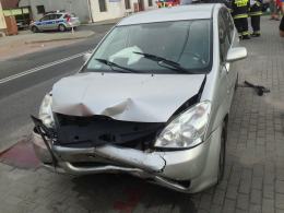 Zderzenie trzech aut w Dobrzeniu Wielkim