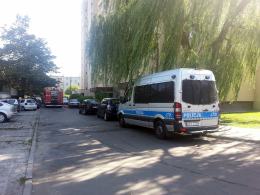 Pożar w bloku przy ulicy Wrocławskiej