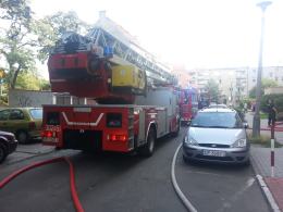 Pożar w bloku przy ulicy Wrocławskiej