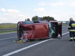Renault dachowało na A4