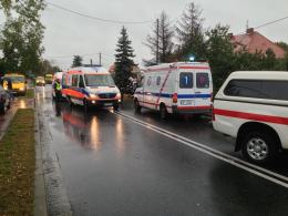 Wypadek na trasie Opole-Krapkowice, dwie osoby w szpitalu