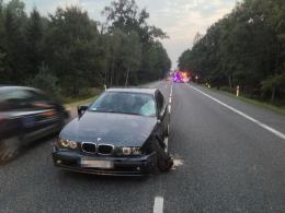 Dwaj motocykliści ranni po wypadku na DK 46
