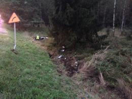 Dwaj motocykliści ranni po wypadku na DK 46