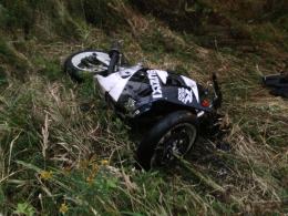 Dwaj motocykliści ranni po wypadku na DK 46