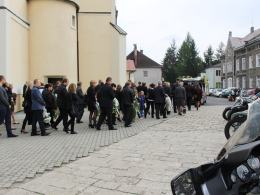 Motocykliści pożegnali kolegę, który zginął w wypadku