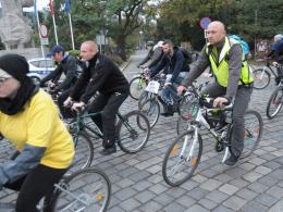 Rowerowa Masa Krytyczna w obronie wyspy Bolko
