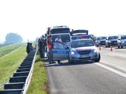 Dwa zderzenia na autostradzie A4