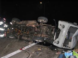 Wypadek na A4. Kierowca zasnął za kierownicą.