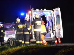 Wypadek w Dąbrowie, ranna 34-latka